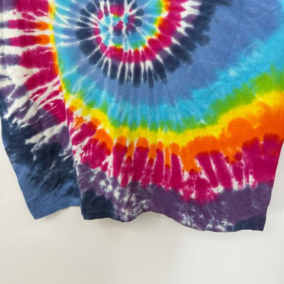 Vintage Anvil Size 2X Rainbow Swirl Tie Dye Tank Top Unisex Hippie - Picture 3 of 8